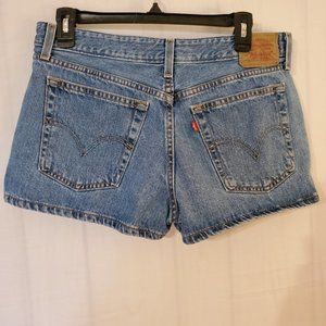 Levi's Split side cutoff jeans shorts